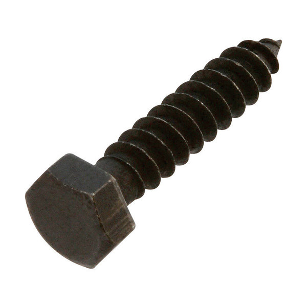 National Hardware Lag Screw, 5/16 in, 1-1/2 in, Steel, Zinc Plated Hex Hex Drive, 6 PK N179-150